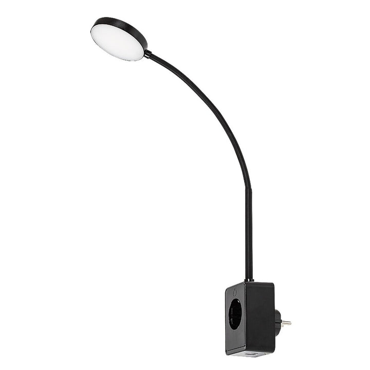 Zidna svjetiljka Rabalux Tivro, 4 W LED, crna, IP20, 3 opcije boje svjetla: 3000, 4000, 6000, 71284