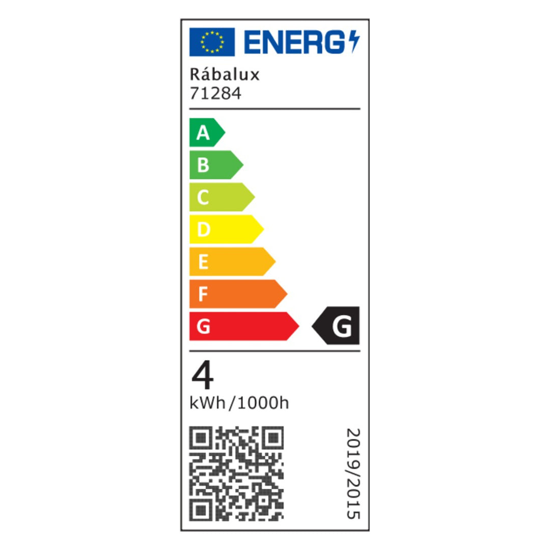 Zidna svjetiljka Rabalux Tivro, 4 W LED, crna, IP20, 3 opcije boje svjetla: 3000, 4000, 6000, 71284