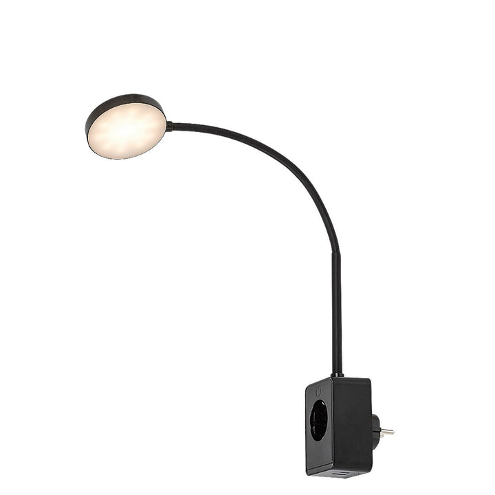 Zidna svjetiljka Rabalux Tivro, 4 W LED, crna, IP20, 3 opcije boje svjetla: 3000, 4000, 6000, 71284