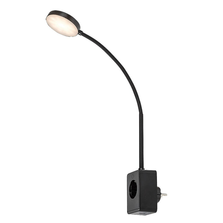 Zidna svjetiljka Rabalux Tivro, 4 W LED, crna, IP20, 3 opcije boje svjetla: 3000, 4000, 6000, 71284