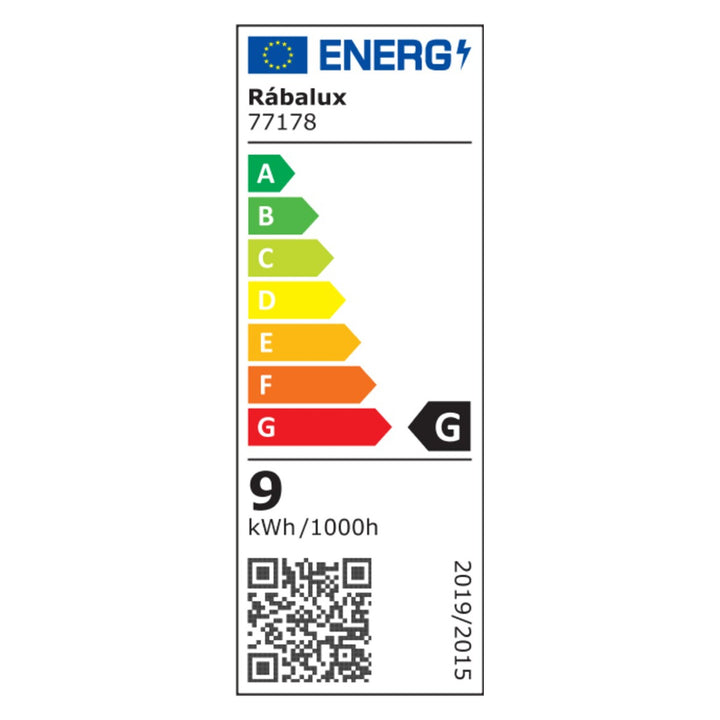Rabalux Gerla vanjska zidna svjetiljka, bijela, 9 W LED, IP54, 3000 K, 77178