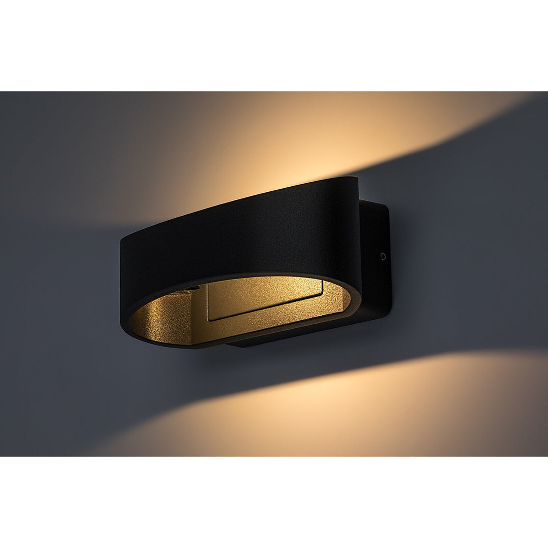 Rabalux Gerla vanjska zidna svjetiljka, antracit, 9 W LED, IP54, 3000 K, 77179