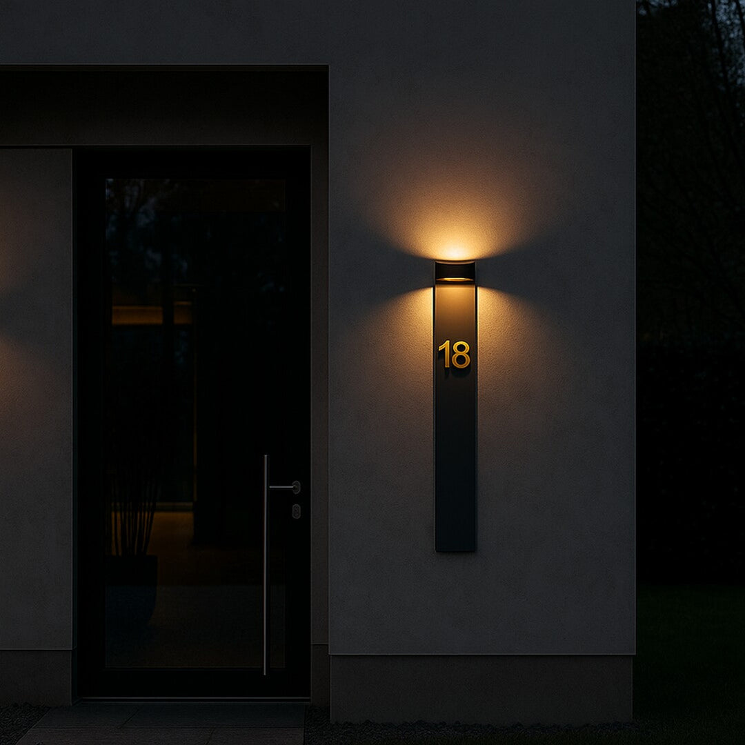 Rabalux Gerla vanjska zidna svjetiljka, antracit, 9 W LED, IP54, 3000 K, 77179