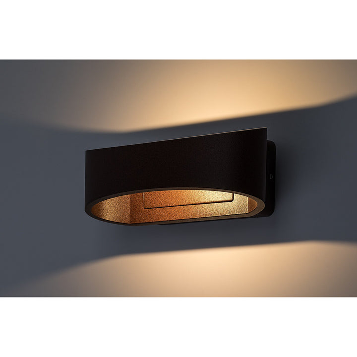 Rabalux Gerla vanjska zidna svjetiljka, smeđa, 9 W LED, IP54, 3000 K, 77180