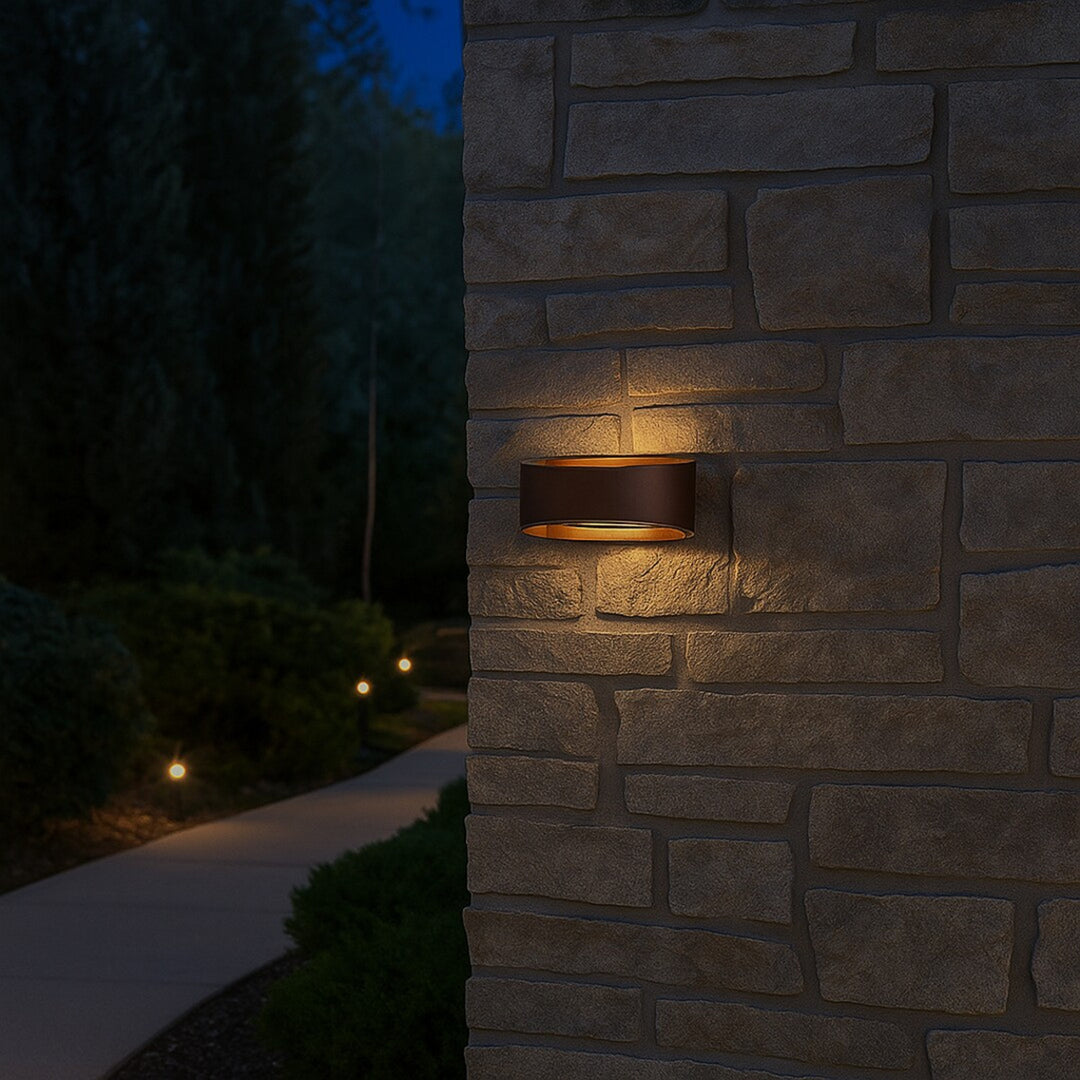Rabalux Gerla vanjska zidna svjetiljka, smeđa, 9 W LED, IP54, 3000 K, 77180