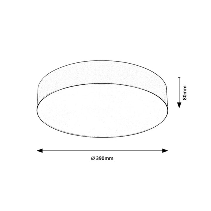 Lampa Rabalix Dolen, sivo-bež, 3x E27, max 9W, IP43, 75068