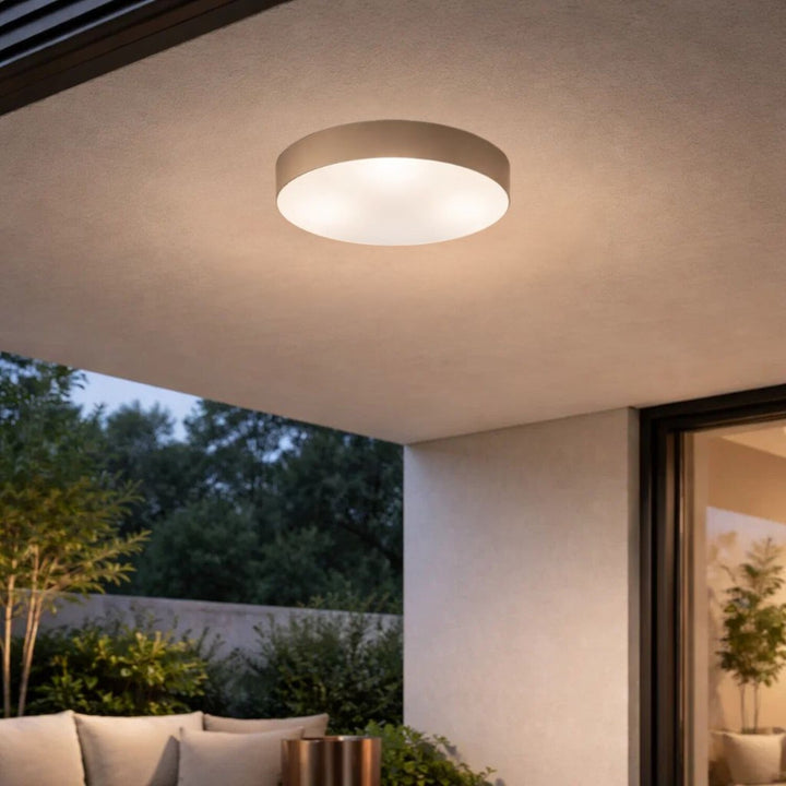 Lampa Rabalix Dolen, sivo-bež, 3x E27, max 9W, IP43, 75068