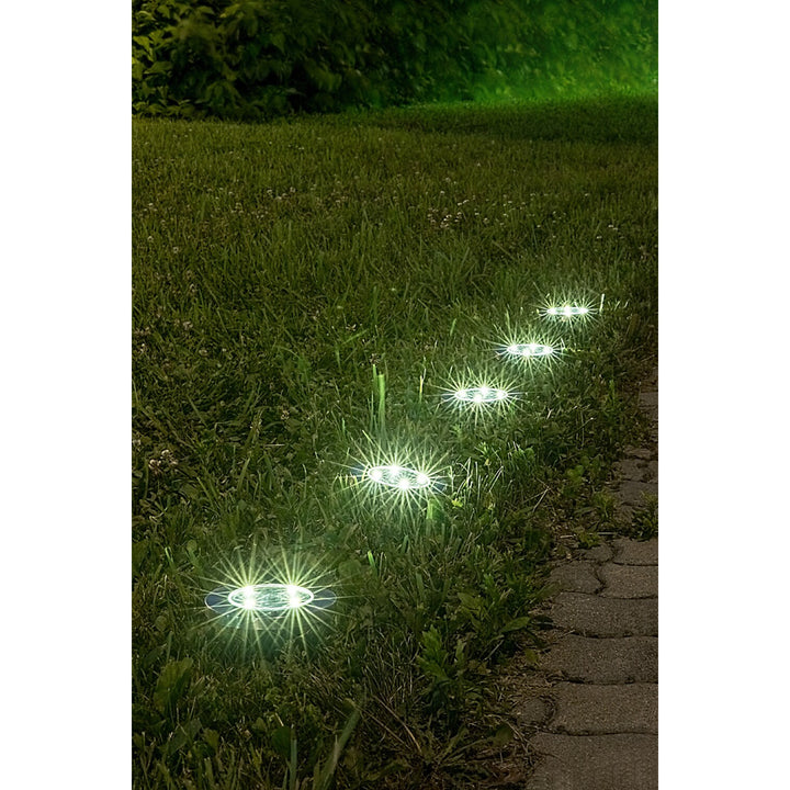 Rabalux Dannet solarna vrtna svjetiljka, IP44, satensko-kromirana završna obrada, 7975