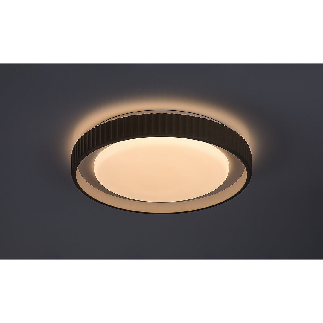 Pastello LED lampa 48 W IP20, sivo-bež, 3000–6500 K, funkcija pamćenja s daljinskim upravljačem, tajmer funkcija, efekt noćnog svjetla, 71345