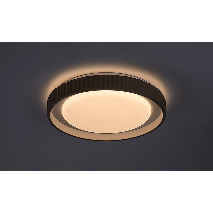 Pastello LED lampa 48 W IP20, sivo-bež, 3000–6500 K, funkcija pamćenja s daljinskim upravljačem, tajmer funkcija, efekt noćnog svjetla, 71345