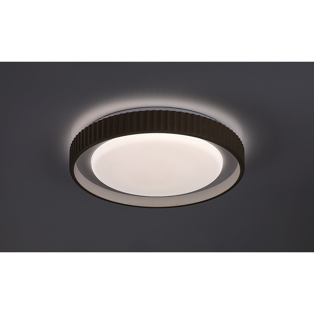 Pastello LED lampa 48 W IP20, sivo-bež, 3000–6500 K, funkcija pamćenja s daljinskim upravljačem, tajmer funkcija, efekt noćnog svjetla, 71345