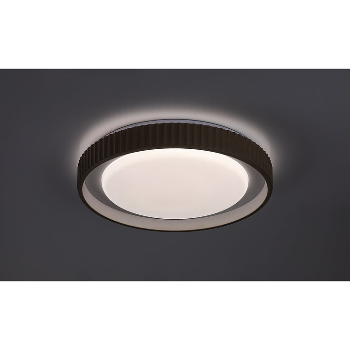 Pastello LED lampa 48 W IP20, sivo-bež, 3000–6500 K, funkcija pamćenja s daljinskim upravljačem, tajmer funkcija, efekt noćnog svjetla, 71345
