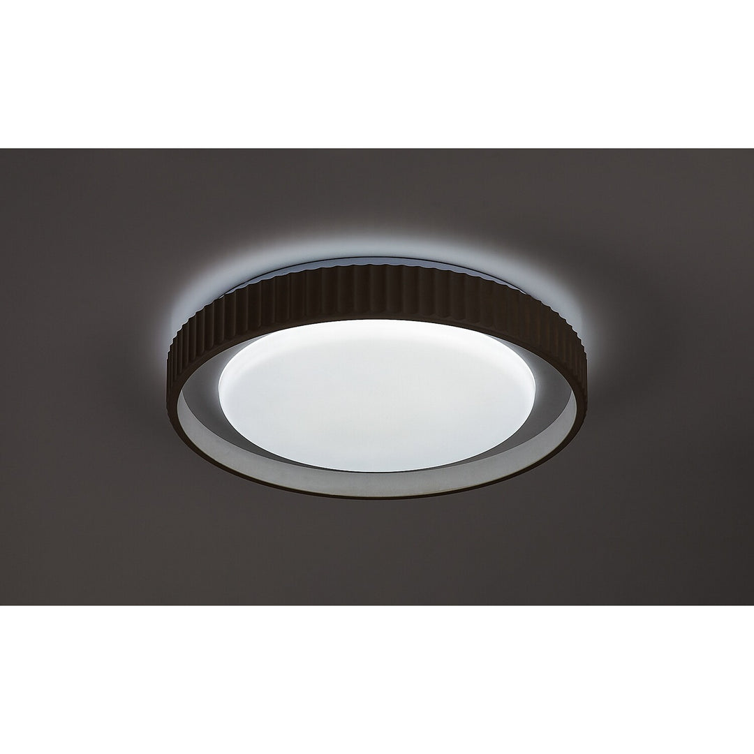 Pastello LED lampa 48 W IP20, sivo-bež, 3000–6500 K, funkcija pamćenja s daljinskim upravljačem, tajmer funkcija, efekt noćnog svjetla, 71345