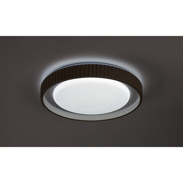 Pastello LED lampa 48 W IP20, sivo-bež, 3000–6500 K, funkcija pamćenja s daljinskim upravljačem, tajmer funkcija, efekt noćnog svjetla, 71345