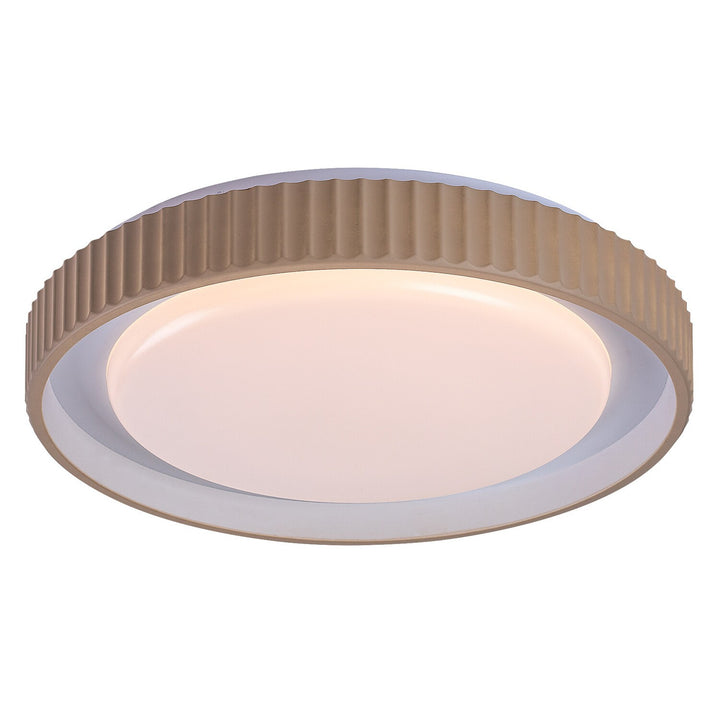 Pastello LED lampa 48 W IP20, sivo-bež, 3000–6500 K, funkcija pamćenja s daljinskim upravljačem, tajmer funkcija, efekt noćnog svjetla, 71345