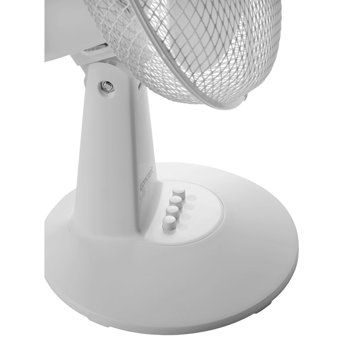 Concept stolni ventilator, bijeli, 3 brzine, oscilacija, tihi rad, podesiv nagib, VS5040