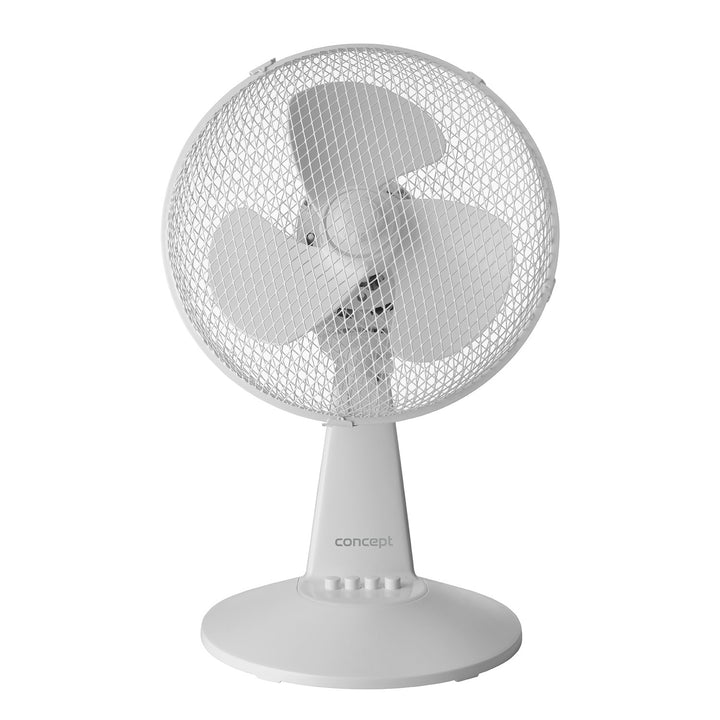 Concept stolni ventilator, bijeli, 3 brzine, oscilacija, tihi rad, podesiv nagib, VS5040