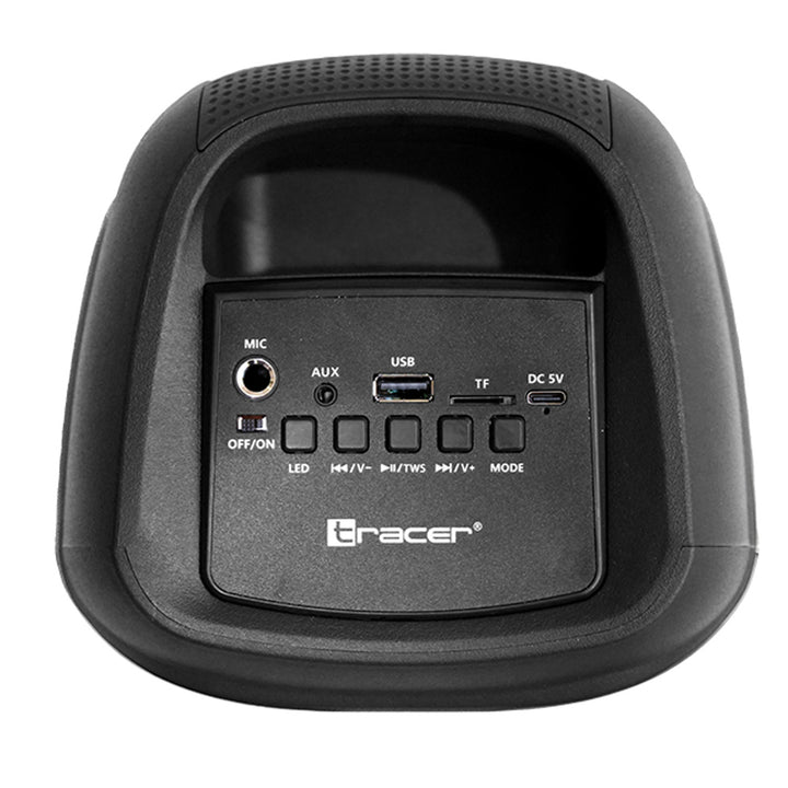 Tracer bežični zvučnik, Bluetooth 5.0, 20 W RMS snage, karaoke način rada, mikrofon, Powervox P2 TWS