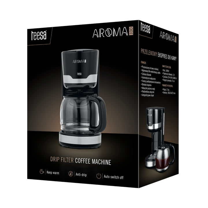 Teesa AROMA 100 1,5 l aparat za filtriranu kavu, 1000 W