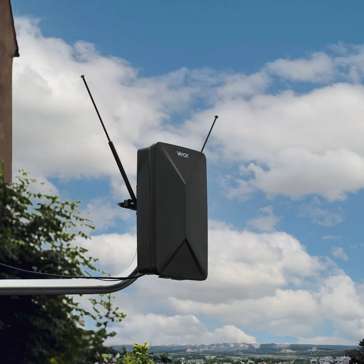 Aktivna antena, za unutarnju i vanjsku montažu, DVB-T2, 4K zemaljska televizija, Vayox