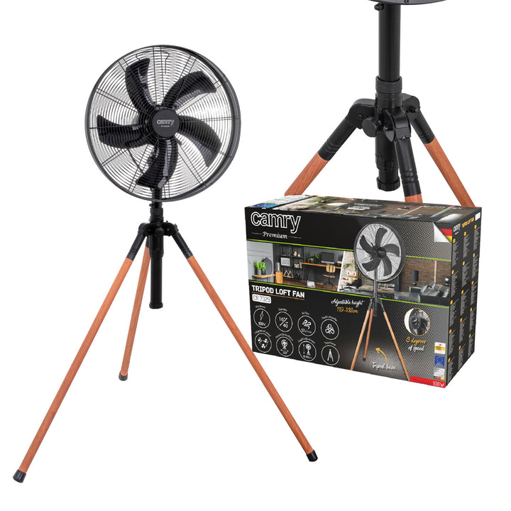 Loft ventilator na postolju 40 cm / 16", visina 119–132 cm, CR 7329, Camry