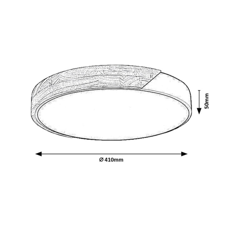 Rabalux Maple2 LED stropna svjetiljka 24 W IP20, mat bijela, 3000 K, 71417