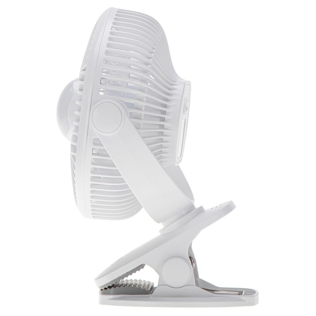 5"/12,7 cm ventilator na baterije s kopčom – USB / LED, AD 7335, Adler