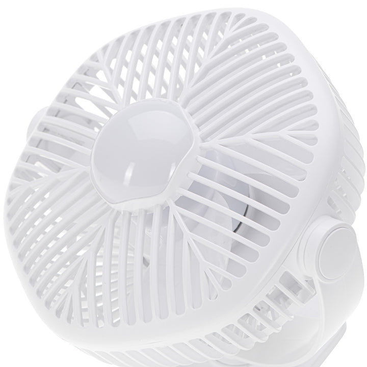 5"/12,7 cm ventilator na baterije s kopčom – USB / LED, AD 7335, Adler