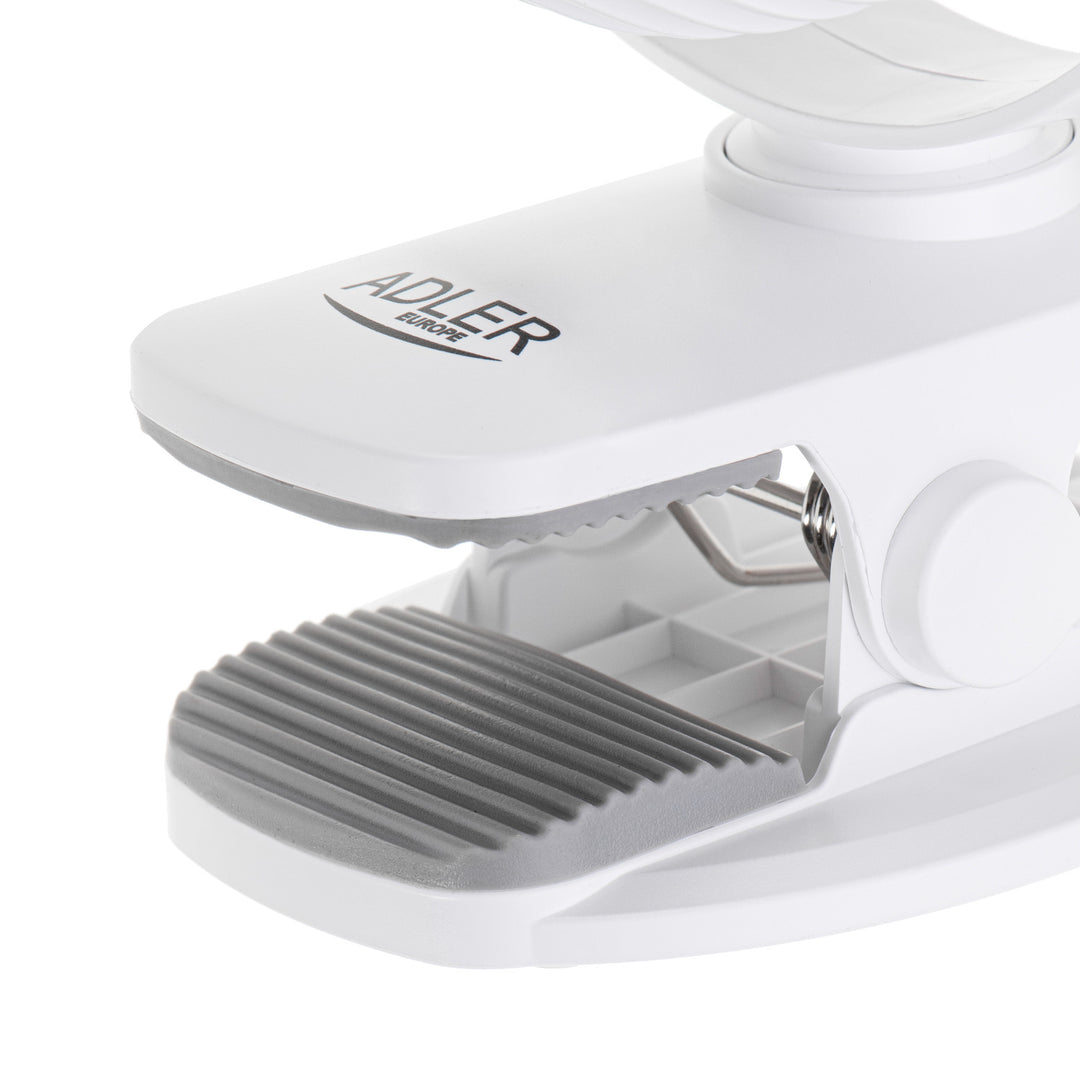 5"/12,7 cm ventilator na baterije s kopčom – USB / LED, AD 7335, Adler