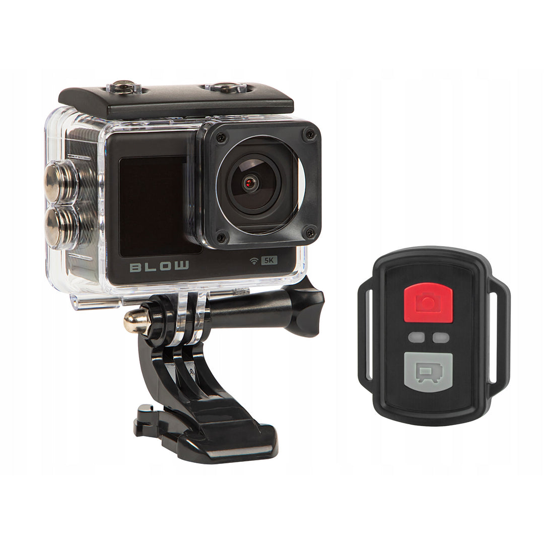 Pro4U 5K akcijska kamera, 5K Ultra HD kvaliteta, 20 megapiksela, 160° širokokutni objektiv, vodootporna, daljinski upravljač, 78-568