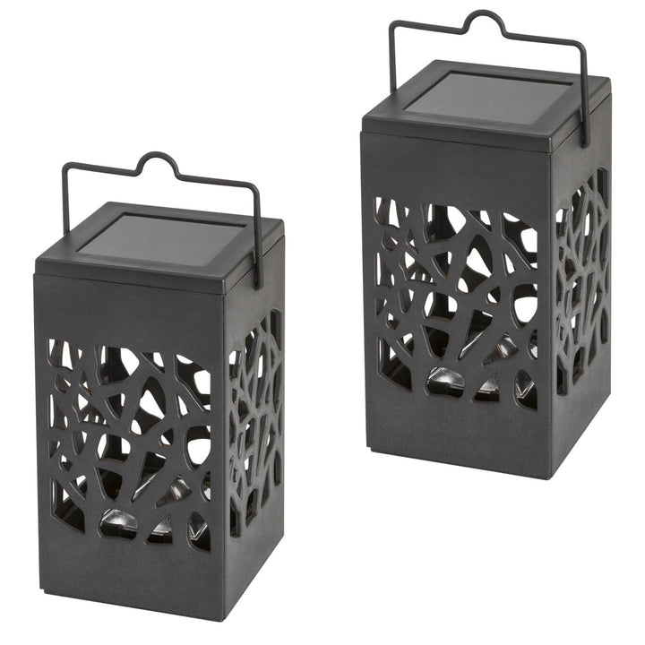 Solarna lampa Mora, 1 lm, zaštitni stupanj IP23, crna, LED 0,07 W, 8948, 2 komada
