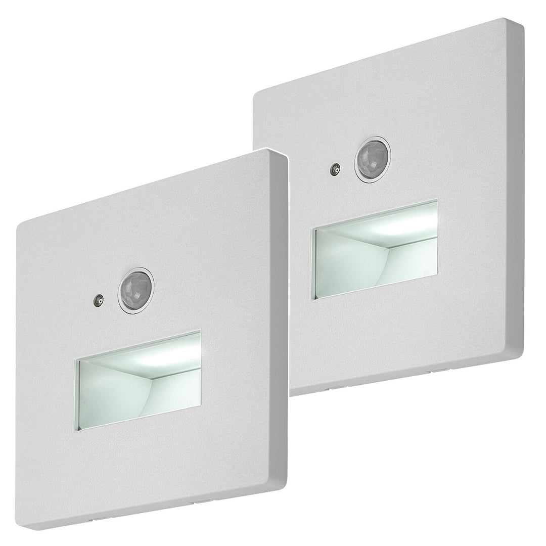 Lunca LED 1W IP20 lampa, bijela, 3000, 4500, 6500 K, senzor pokreta, senzor svjetla, 77198, 2 komada