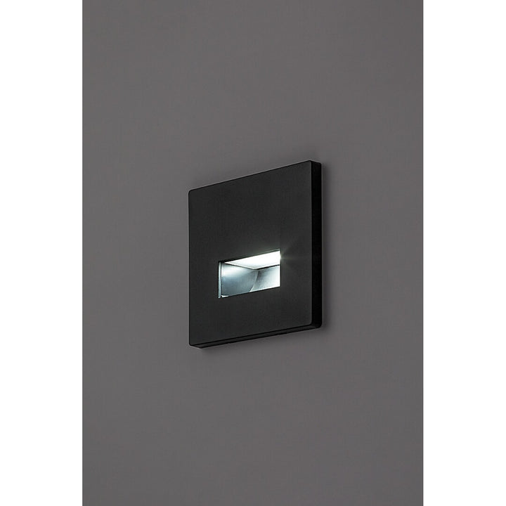 Lunca LED lampa, 1 W, IP20, crna, podesiva boja svjetla: 3000, 4500, 6500 K, 77195, 2 komada