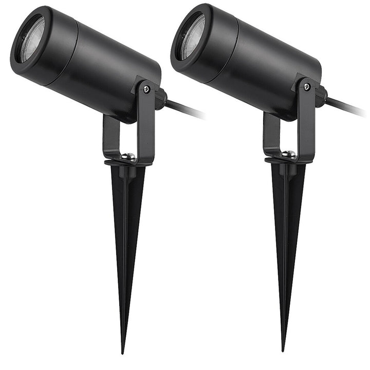 Rabalux Krobia podna lampa, IP65, crna, GU10 grlo, max 4W, 7814, 2 komada