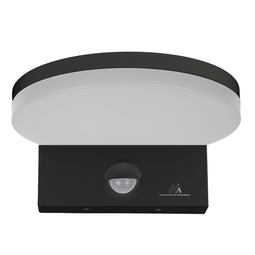 Maclean LED lampa s senzorom pokreta, PIR senzor pokreta, crna, 15 W, IP65, 1560 lm, neutralno bijela (4000 K) MCE344 B, 2 komada
