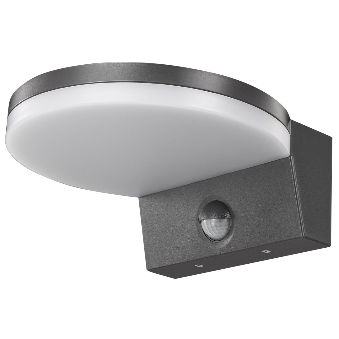 Maclean LED lampa s senzorom pokreta, PIR senzor pokreta, siva, 15 W, IP65, 1560 lm, neutralno bijela (4000 K) MCE344 GR, 2 komada