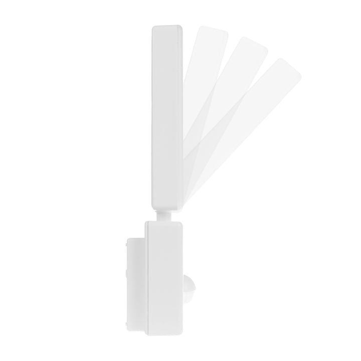 Maclean LED lampa s senzorom pokreta, PIR senzor pokreta, bijela, 10 W, IP65, 800 lm, neutralno bijela (4000 K) MCE516 W, 2 komada