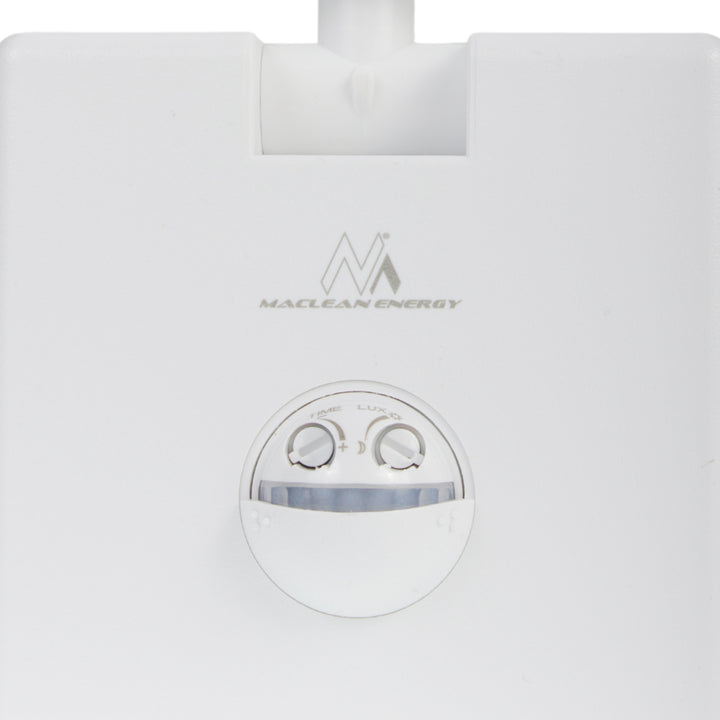 Maclean LED lampa s senzorom pokreta, PIR senzor pokreta, bijela, 10 W, IP65, 800 lm, neutralno bijela (4000 K) MCE516 W, 2 komada