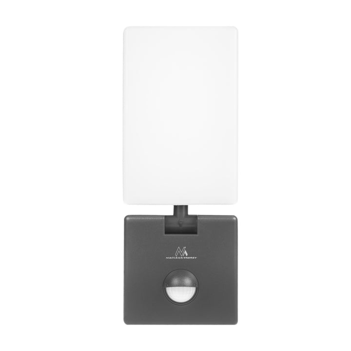 Maclean LED lampa s senzorom pokreta, PIR senzor pokreta, siva, 10 W, IP65, 800 lm, neutralno bijela (4000 K) MCE516 GR, 2 komada