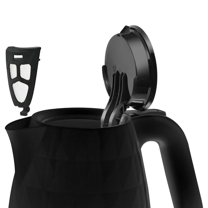 Manta ORISA 1.7L 2200W bežični električni kuhalo za vodu, crno