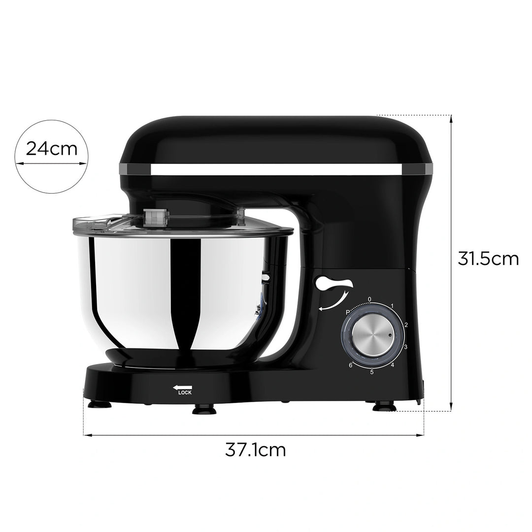 Lovio ChefAssistant planetarni mikser, crni, LVSTM01BK