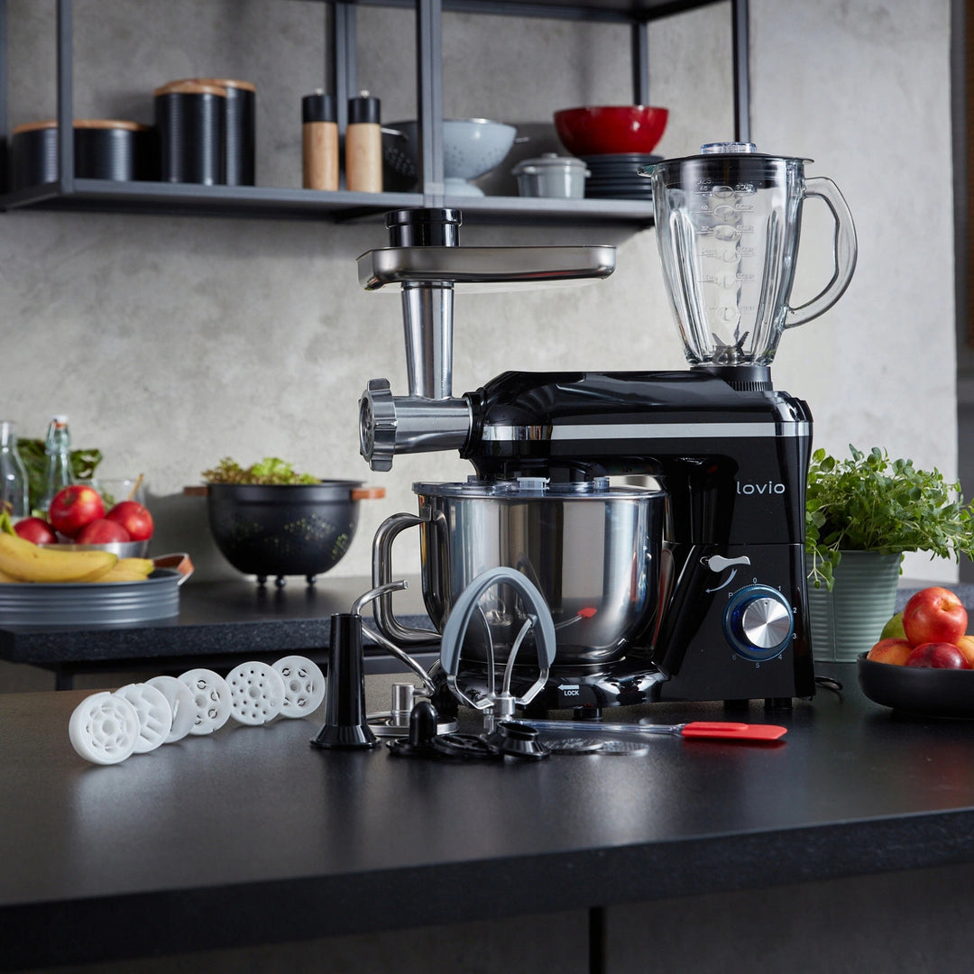 Lovio ChefAssistant Plus planetarni mikser, crni, LVSTM02PBK