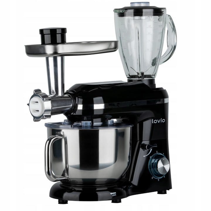 Lovio ChefAssistant Plus planetarni mikser, crni, LVSTM02PBK