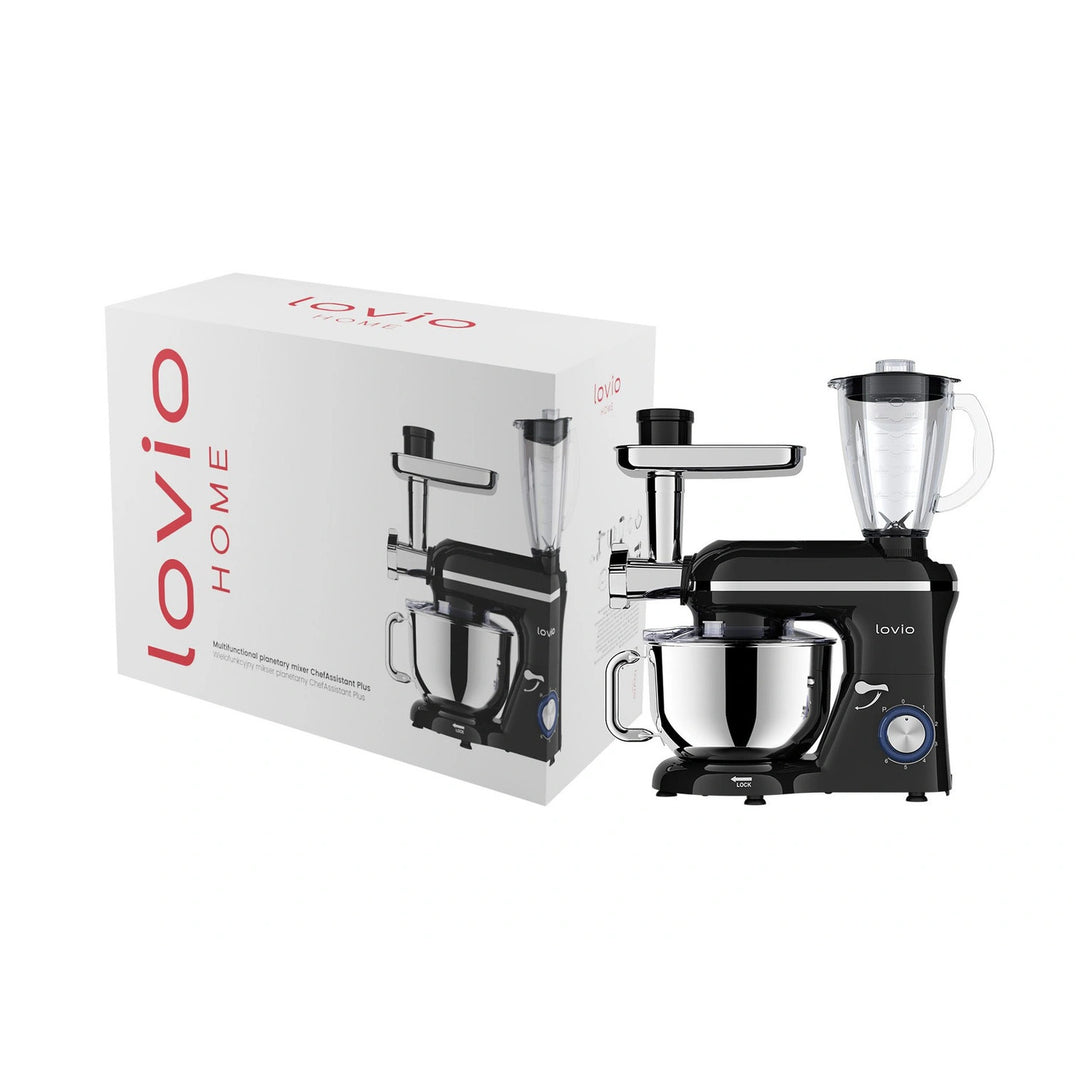 Lovio ChefAssistant Plus planetarni mikser, crni, LVSTM02PBK