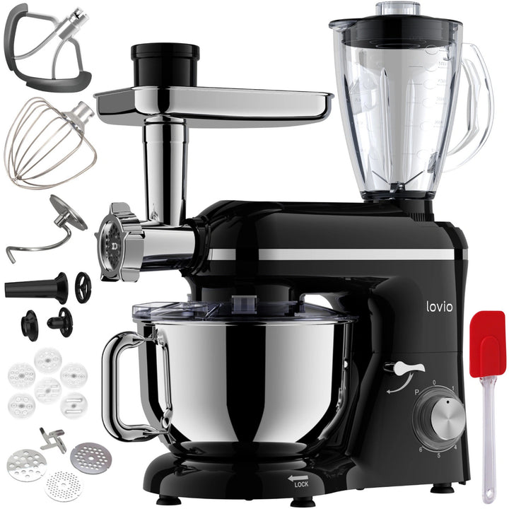 Lovio ChefAssistant Plus planetarni mikser, crni, LVSTM02PBK