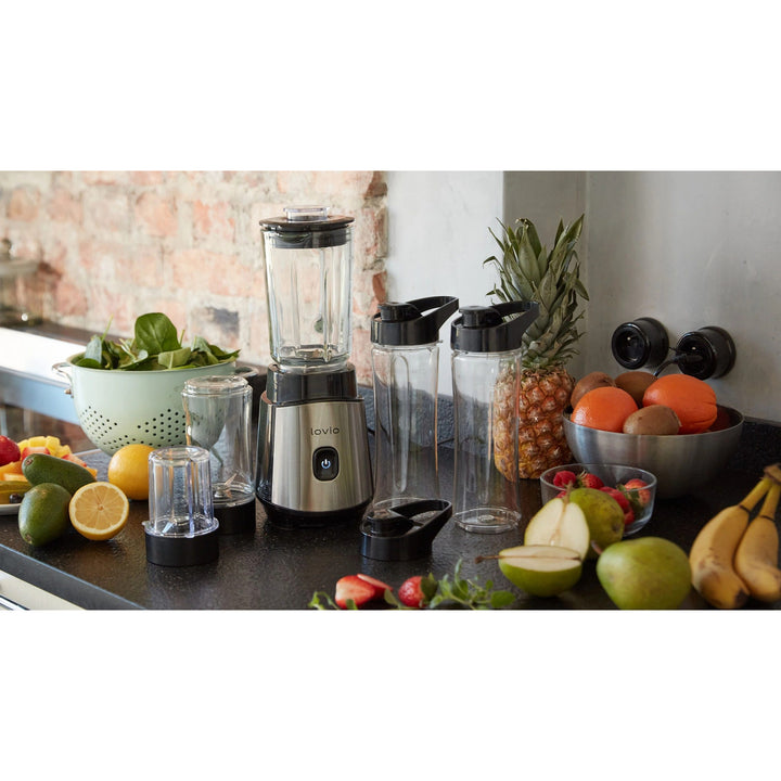 LOVIO LVJBL001 jug blender, 500 W, 600 ml staklena posuda, 3 boce
