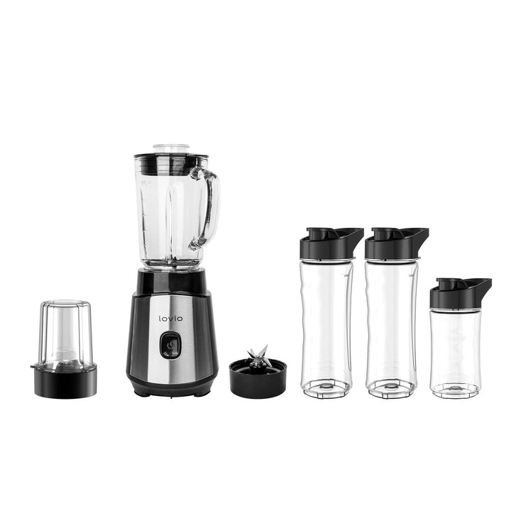 LOVIO LVJBL001 jug blender, 500 W, 600 ml staklena posuda, 3 boce