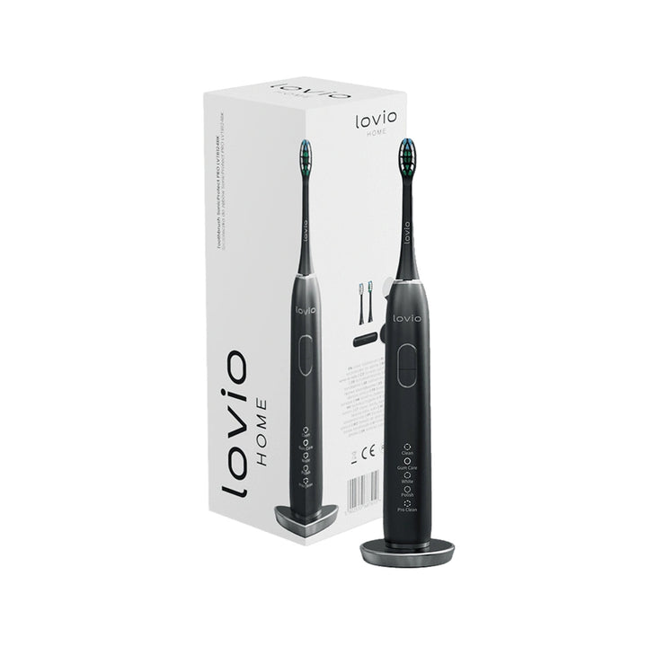 Lovio SonicProtect PRO električna četkica za zube, crna, LVTB124BK
