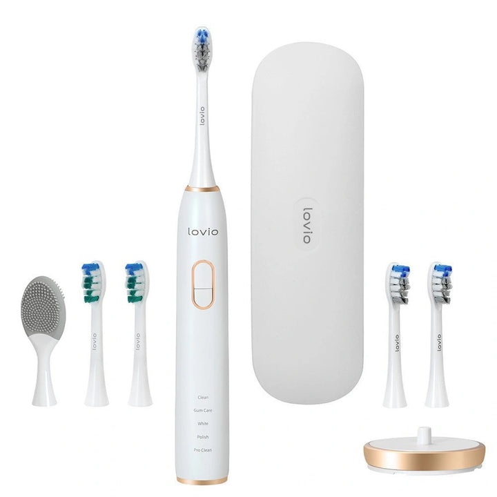 Lovio SonicProtect PRO električna četkica za zube, bijela, LVTB124WH