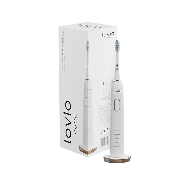Lovio SonicProtect PRO električna četkica za zube, bijela, LVTB124WH